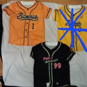 3 For $10 Kids Baseball Jersey Set - 2 Styles Left